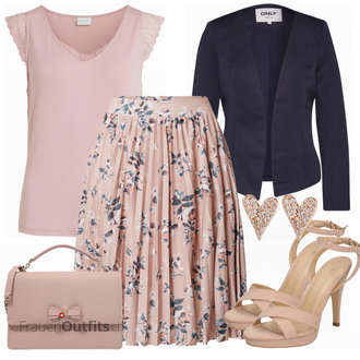 Outfit mit Beige Schultertasche Ted Baker "Frühlingsoutfit für Damen"