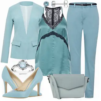 Outfit mit Türkis Top Tigha "Tigha Top Anouk"