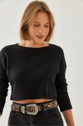 Women's Basic Ribbed Blouse