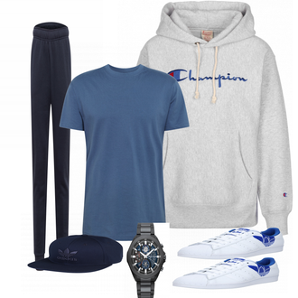 Outfit mit Weiß Sneaker Adidas Originals "Alltagsoutfit"