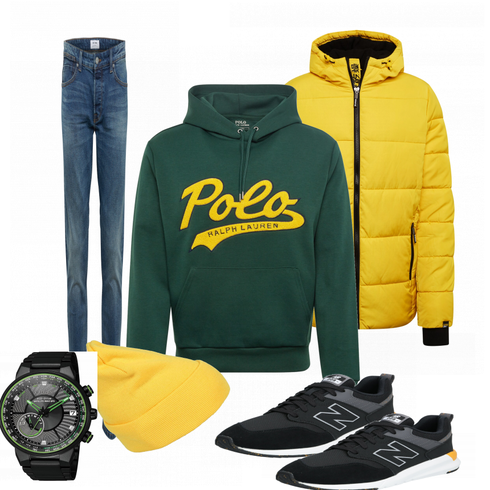 Gelb Accessoire Hut About You kombinieren