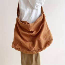Solid Color Tote Bag, Large Capacity Crossbody Bag, Women's Casual Handbag & Shoulder Bag