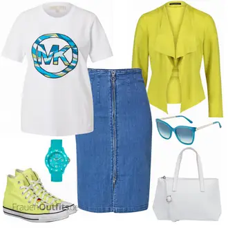 Outfit mit Grün Betty Barclay "Farbenfroher Alltagslook"
