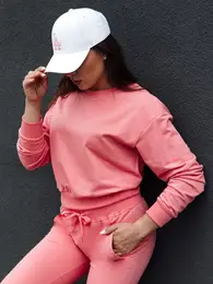 Bluza damska klasyczna CASUALVIBE koralowa