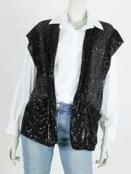 Vest - gilet - glitter - pailletten - glamour - lovertjes