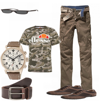 Outfit mit Blau Sneaker Camel Active "Ellesse"