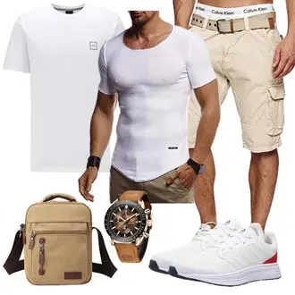 Mit Trennfächern Outfit mit Grün Foino "Schickes Sommer Outfit"