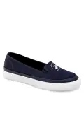 Blaue Sneaker ohne Schnürsenkel image