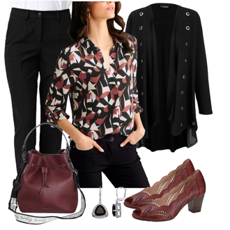 Outfit mit Rot High Heel GERRY WEBER "Mega SchöneFrühlings Outfits"