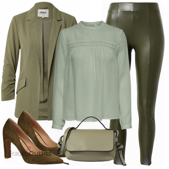 Outfit mit Rot High Heel Steven New York "Stylisches Outfit für den Frühling"