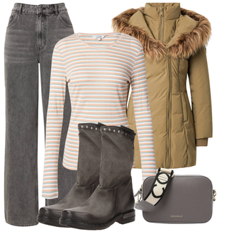 outfit mit Guess "Popoln za jesen"