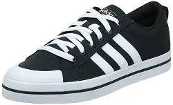 adidas Herren Bravada Sneaker, Core Black/Cloud White/Bright Yellow, 42 2/3 EU