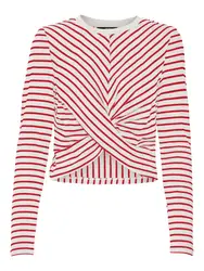 VERO MODA Shirt ''''LEXIE'''' rot / weiß
