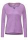 CECIL Damen Shirt mit Rundhals in Lila