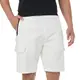 ineepor Bermuda Shorts Herren Baumwolle Cargo Shorts Herren Kurze Hose mit Reißverschlussttasche,Weiß,M