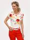 Shirt MONA ecru/multicolor