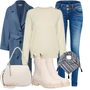 Stiefel mit Oversize Mantel kombinieren image