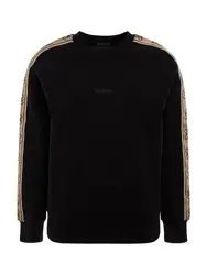 GUESS Sweatshirt beige / schwarz