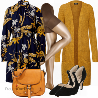 Outfit mit Gelb Strickjacke Only "Perfekt für den Frühling"