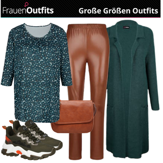 Outfit mit Schwarz Sneaker Steve Madden "Mode Für Mollige"