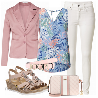 Stoff Outfit mit Rosa/Lila Mantel/Blazerjacke/Lässiger Blazer/Lederjacke/Baumwoll ­Blazer/Eleganter Blazer/Strick­blazer/Kurzblazer/Lederjacke für Männer/Lederjacke Cream "Perfekt für den Sommer"