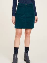 Corduroy Petrol Skirt