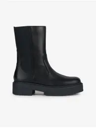 Women's Black Leather Boots Spherica - Women