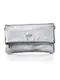 Clutch silberfarben Collezione Alessandro