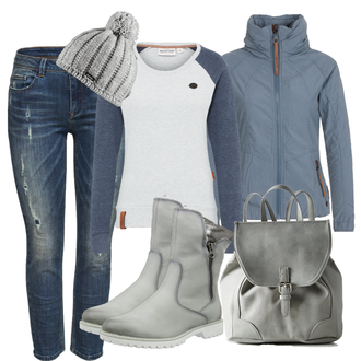 Outfit mit Grau Unkategorisiert Betty Barclay "BlueandGray"