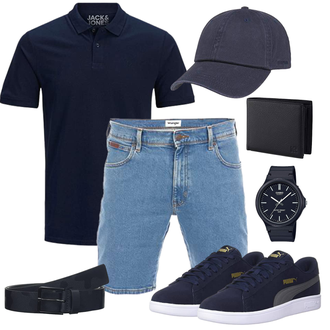 Sommer Outfits Party mit Hellblau Jack & Jones "Stylische Sommerlaune"Look: Party, Wasen