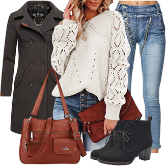 Outfit mit Rot angel kiss "Herbstlicher Look"