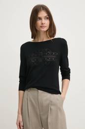 Pulover enski, rna barva, 251TP3432