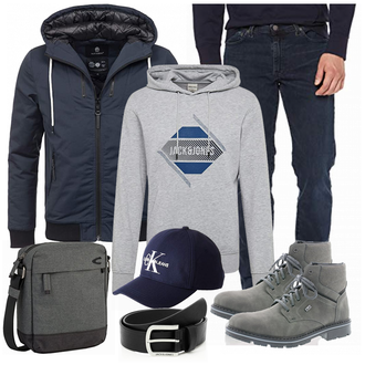 Outfit mit Blau Navahoo "Cooles Outfit"