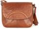 Leather Cross body - Kimberlay - Brandy Cognac