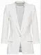 Weiß Oversize Blazer für Damen