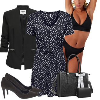 Outfit met zwart Elegante Blazer/Smoking Blazer/Lange Blazer/Casual Blazer/Leren Herenjas/Boyfriend Blazer/Korte Blazer/Lederen jas/Blouse Blazer/Blazerjas/Jas Only "Outfit voor de lente"