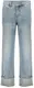 GEISHA - Jeans wide big turn up - 51045-10 - 830 bleached denim