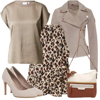 Gefütterte Outfit mit Grau/Beige/Lila/Braun Mantel/Herbstjacke/Bikerjacke/Cordjacke/Außergewöhnliche Jacke/Jacke mit Seitlichem Reißverschluss/Lederjacke/Motorradjacke/Frühlingsjacke/Sommerjacke/Wolljacke Freaky Nation "Outfit für die Konferenz"