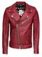 #LADC Lederjacke Rocky Biber 2 burgunder