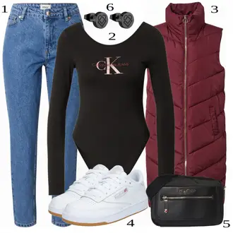 Outfit sa Siva Tenisica Reebok Classic "savršena odjeća"