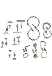Nunice 10-pack - stbrn barvy