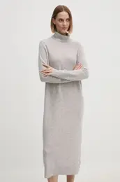 Volnena obleka siva barva, WW0WW43080