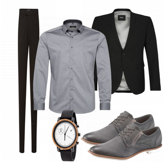 Outfit mit Business Hemd/Bügelfreies Hemd Eterna "About You"