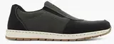 Schwarze Leder Sneakers im Sale image