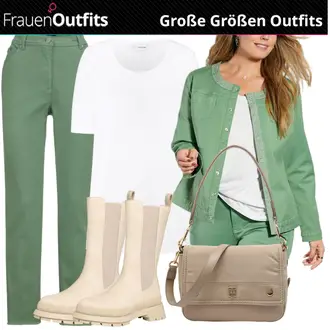 Elegante Outfits Jeans mit Jeans-Blazer/Jeans Bluse/Jeans miamoda "Eleganter Look"