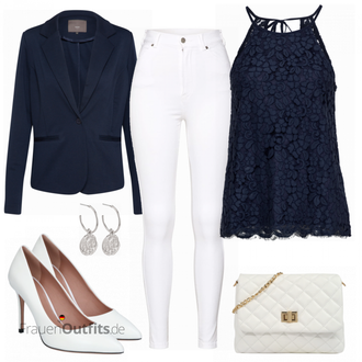 Outfit mit High Heel Boss "Outfit für den Frühling"