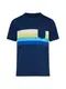 ONEILL T-Shirt Horizont türkis / dunkelblau / gelb / weiß