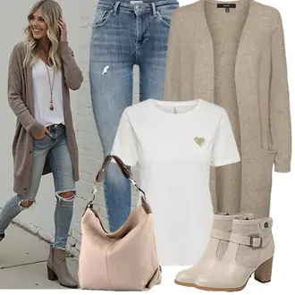 Mit Nieten Leder Outfit mit Beige/Braun/Khaki Vintage Stiefelette/Gefütterte Stiefelette/Leder Stiefelette/SommerStiefelette QUEEN HELENA "Perfekt für die Freizeit"
