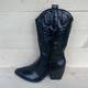 SmileFavorites Dames Cowboylaarzen met Hak - Zwart - Imitatieleer - Maat 40