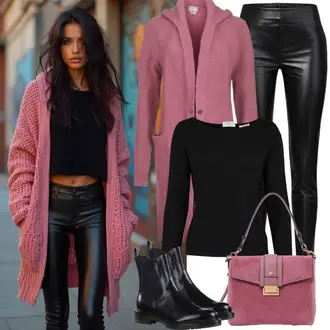 Outfit met zwart Chelsea Boot/Leren Jas/Klassieke laars/Rubberen Enkellaars/Leren enkellaars Dr. Martens "Perfect voor de lente"